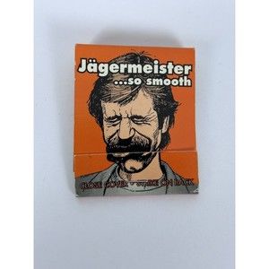 Jagermeister Matchbook Empty Alcohol Shot Sidney Frank Importing Rochelle NY